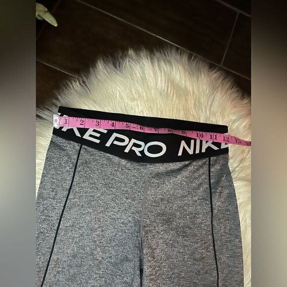 Nike Pro heathered grey leggings sz small - Picture 4 of 6
